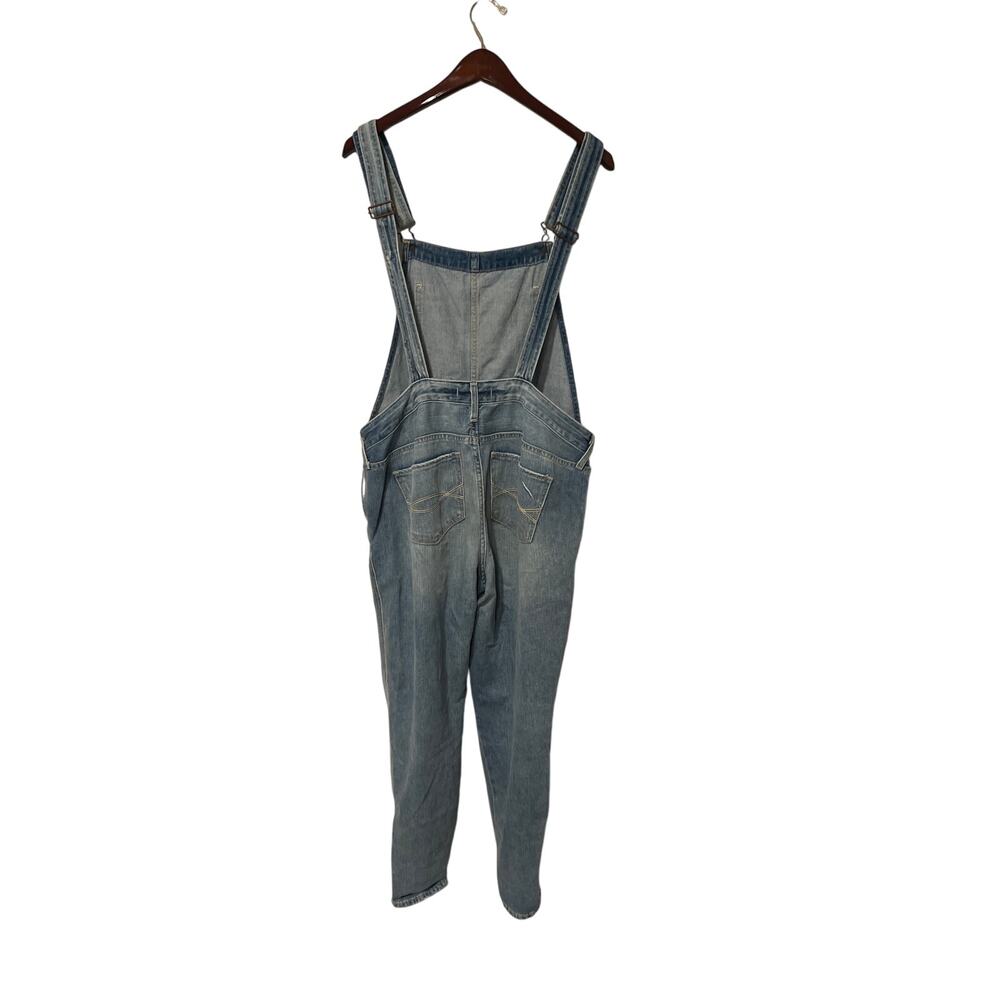 Abercrombie & Fitch Distressed Denim Overalls, Size Large, KB322 - Picture 5 of 5